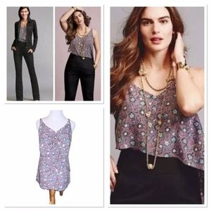 Cabi | Lavender Scrollwork Cami Floral Style 3453 | Sz Med